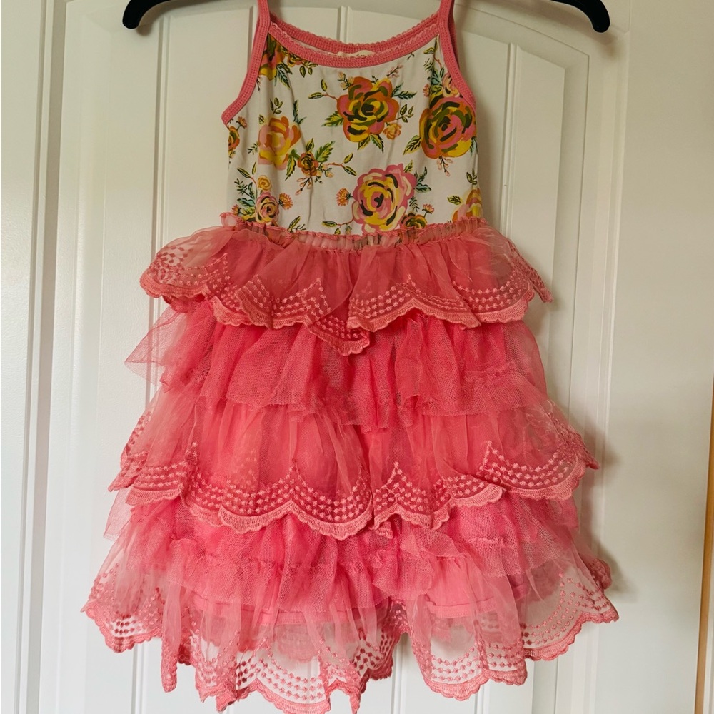 Matilda Jane Pink and Cream Dress